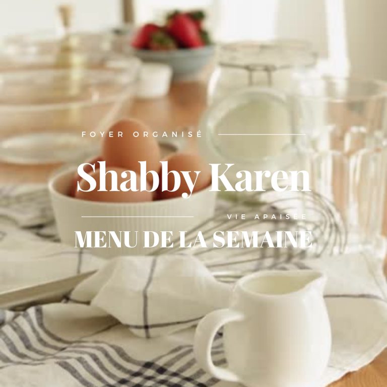 Recettes de la semaine #7