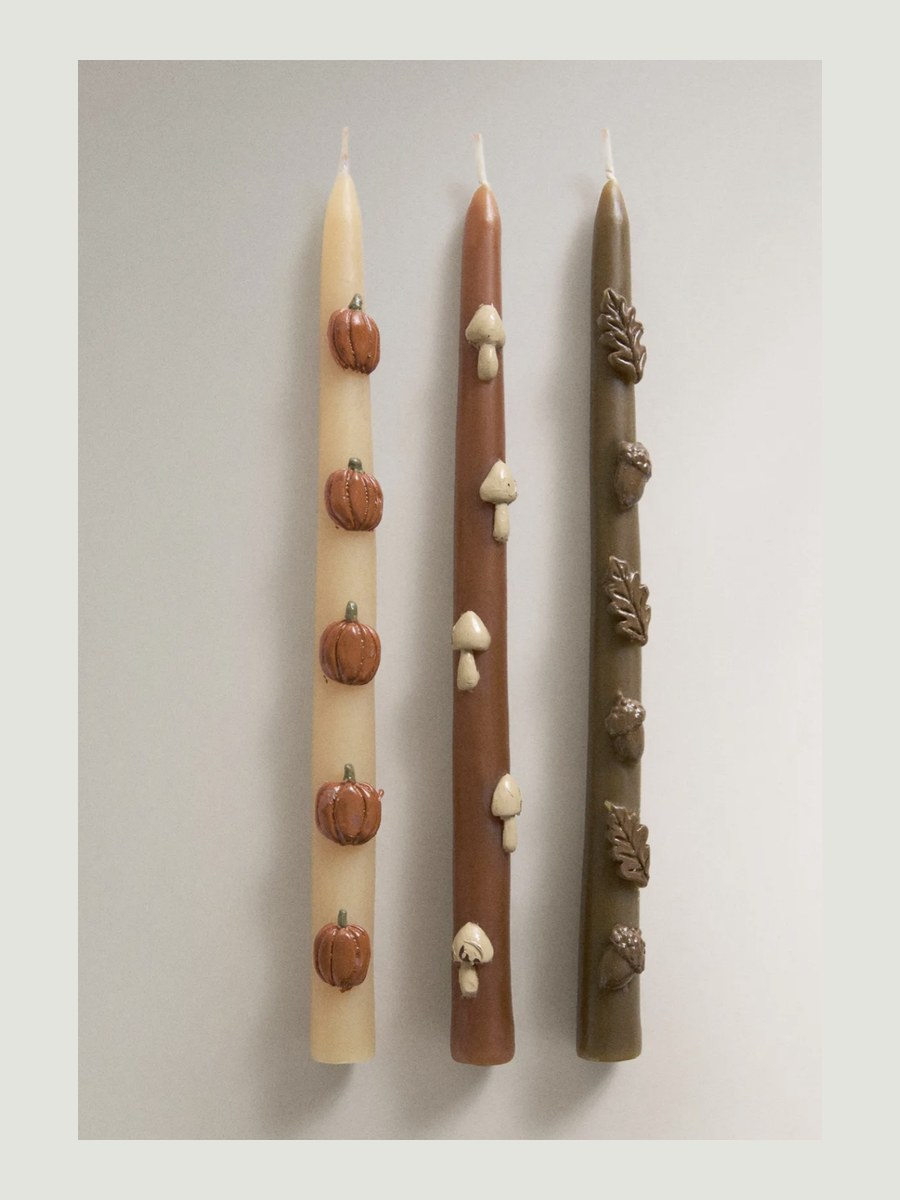 Trio de bougies citrouille Zara