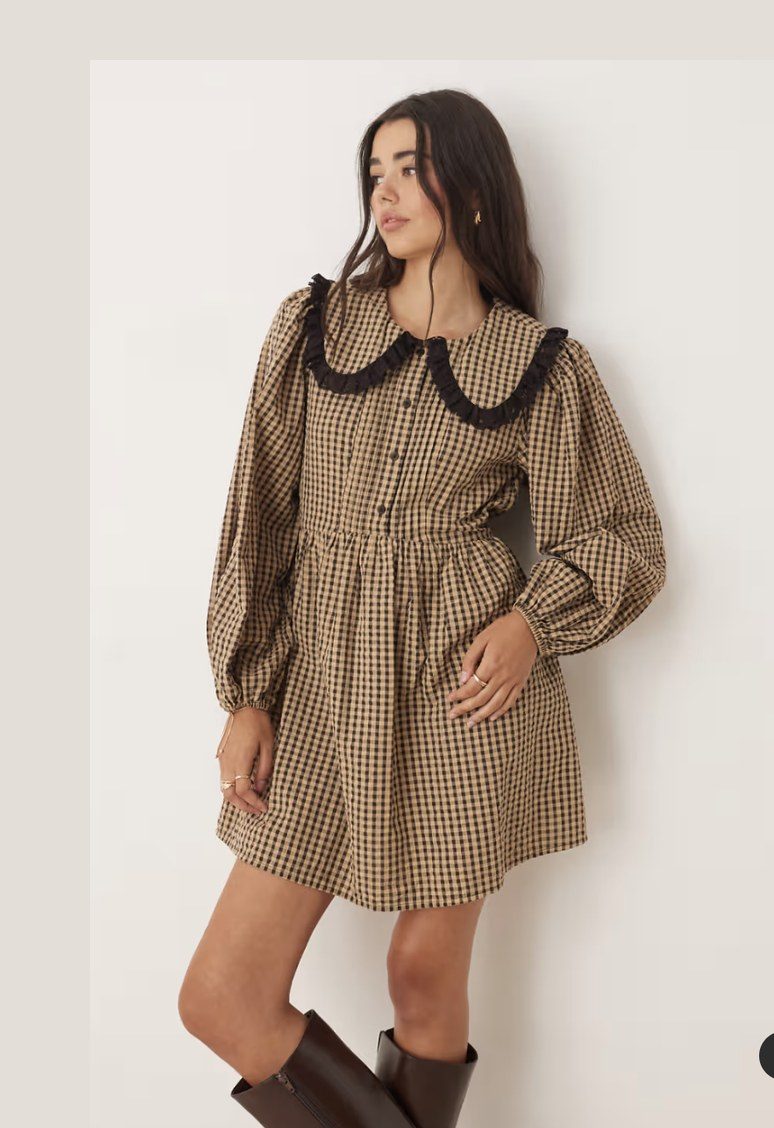 Robe à carreaux ASOS