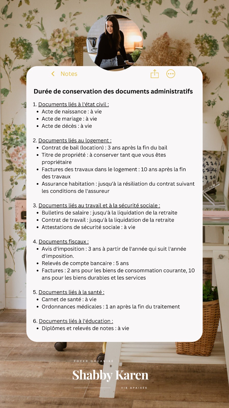 Couverture : Combien de temps garder quoi